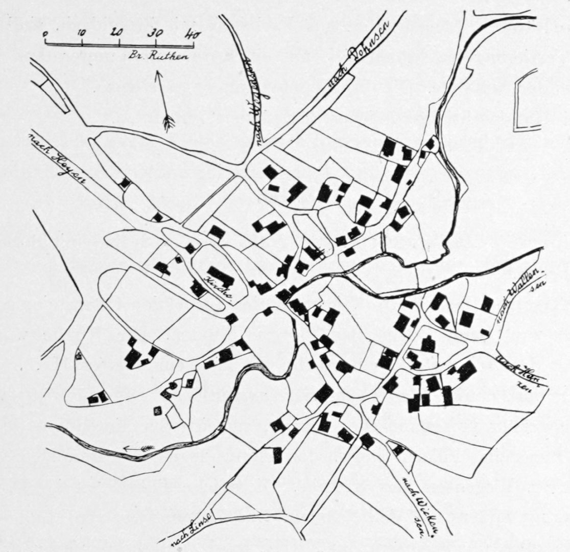 Abbildung 159. Halle, Ortsplan von 1759.